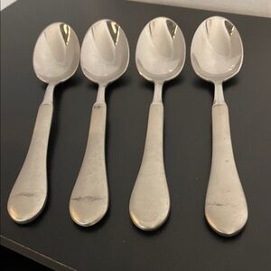 Yamazaki Set of Four Mandolin Ice Soup Spoons